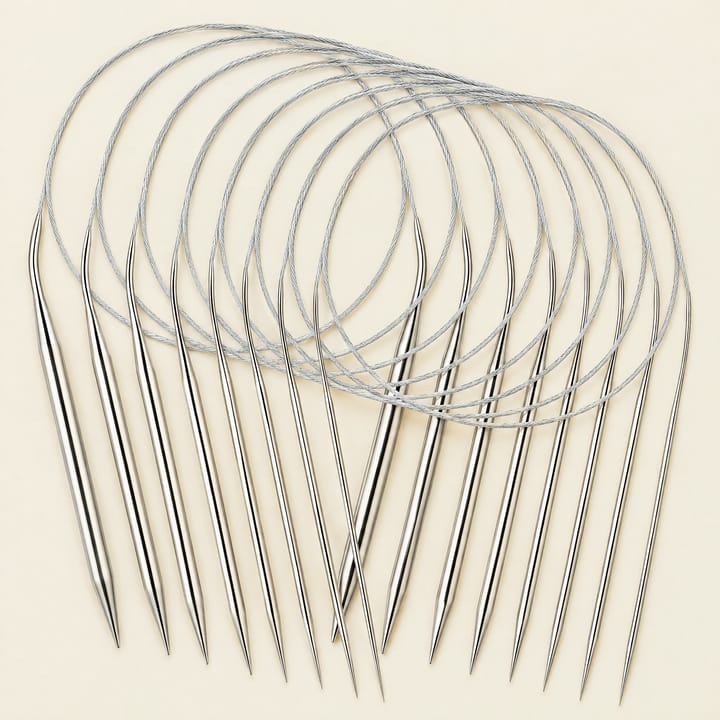 Stainless Steel Circular Knitting Needle Set